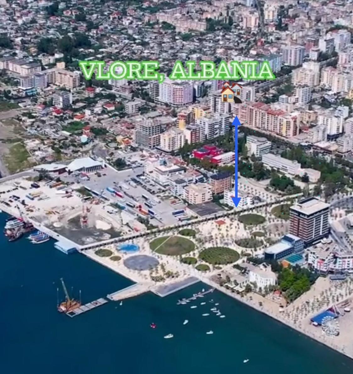 Vlorë Lovely Place. Close To Beach & Boulevard מראה חיצוני תמונה
